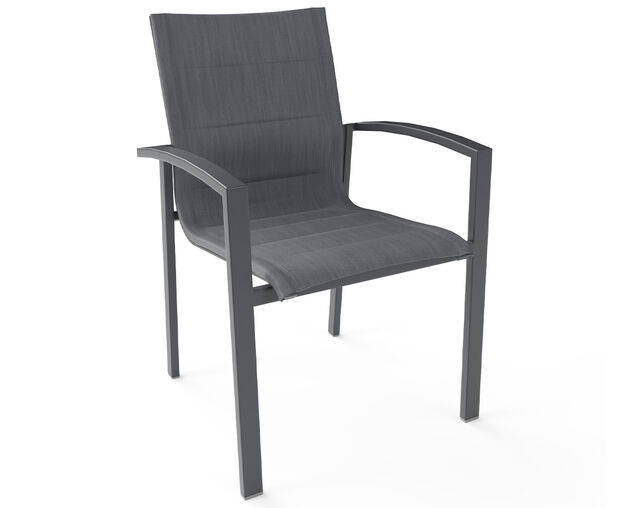 Boston-Sinta 11 Piece Extension Dining Setting - Gunmetal Grey