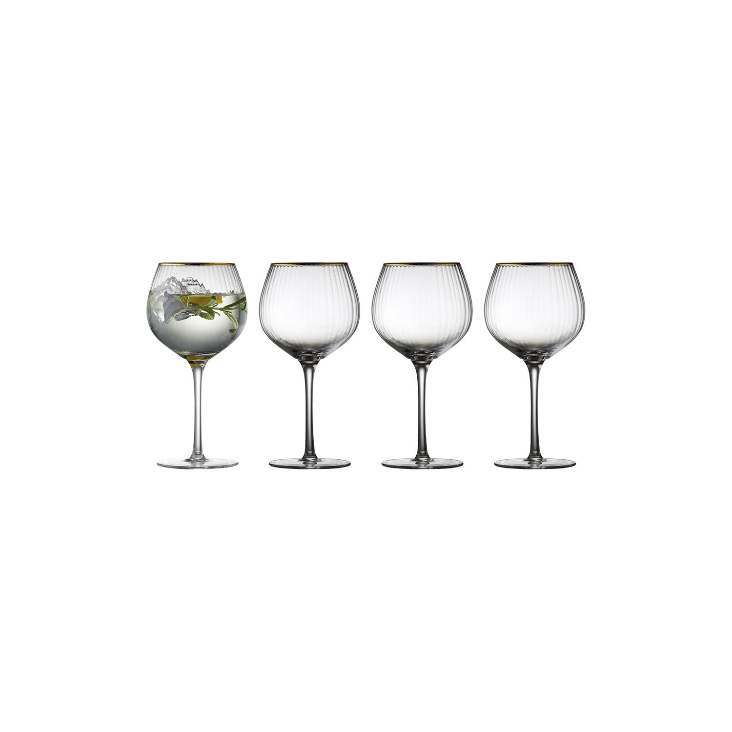 Palermo Gold gin & tonic glas 4 stk.