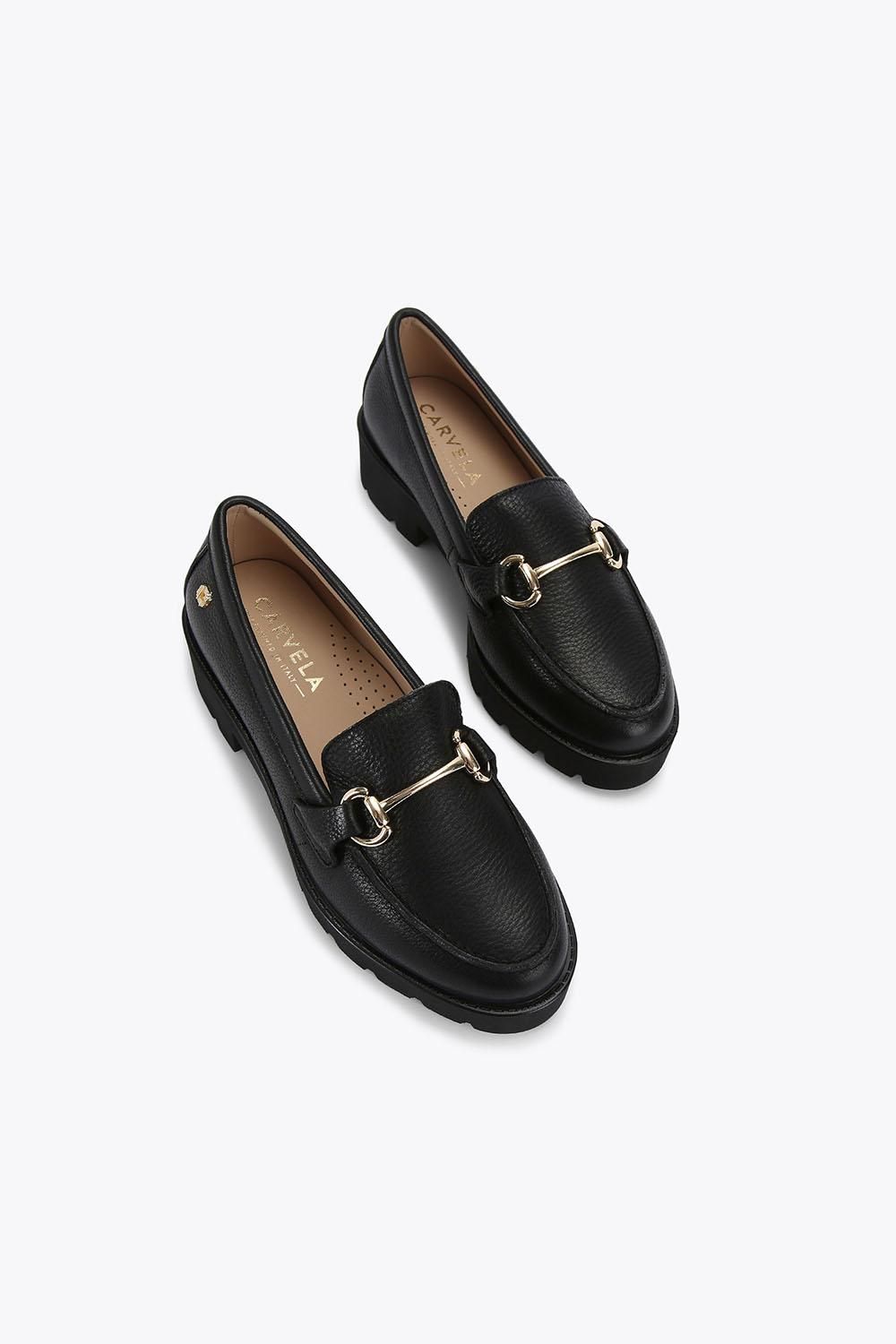 Carvela Snap Chunky' Leather Flats