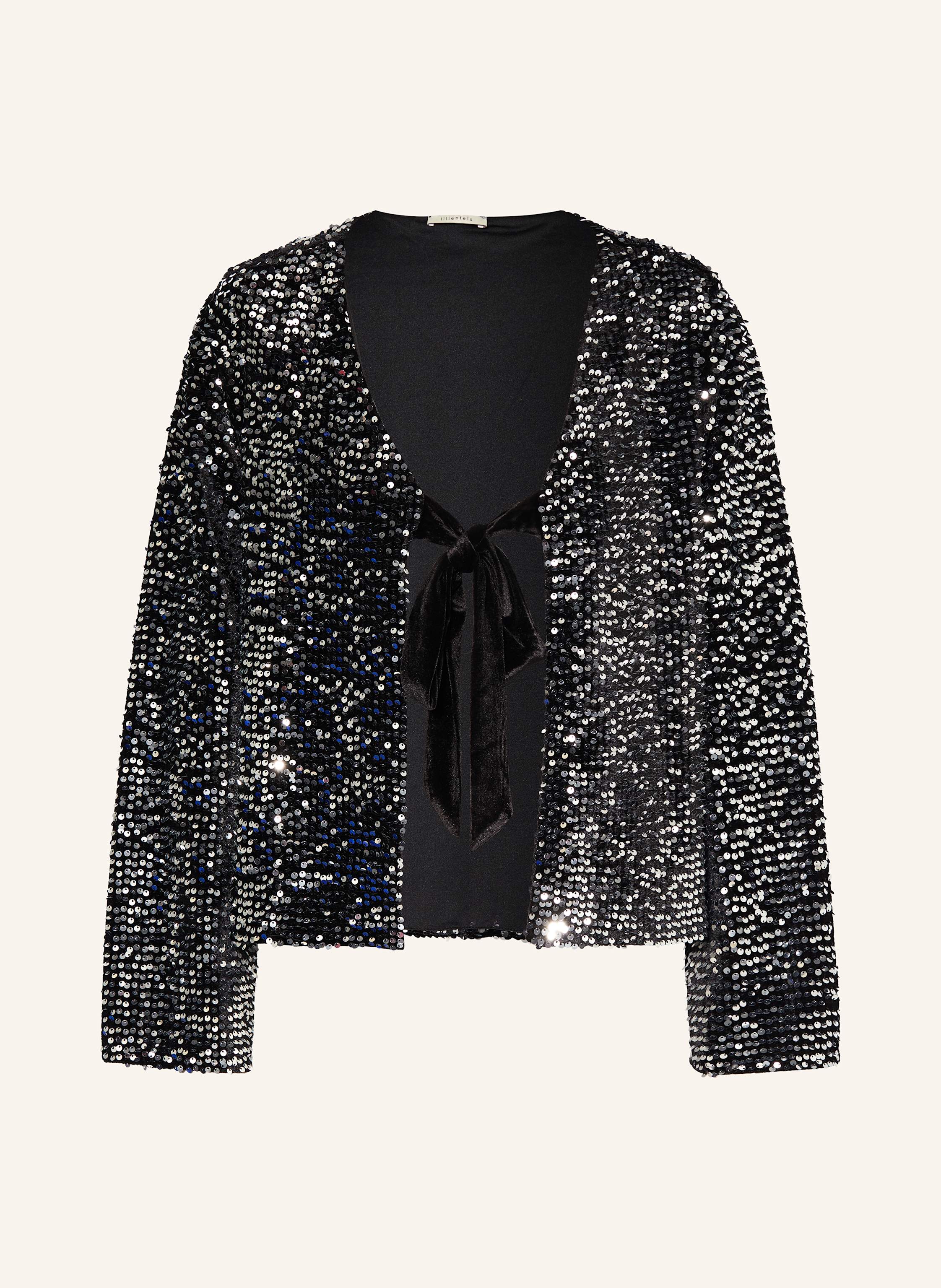 lilienfels Samtjacke mit Pailletten