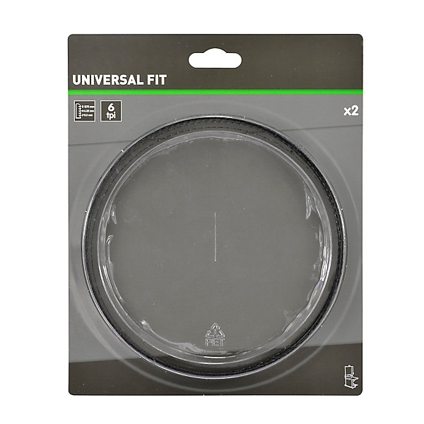 Lame de scie à ruban Universal 1575 x 6.35 mm, 6 dents - 2 pièces