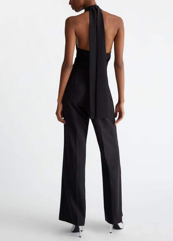 Tuta stretch con foulard