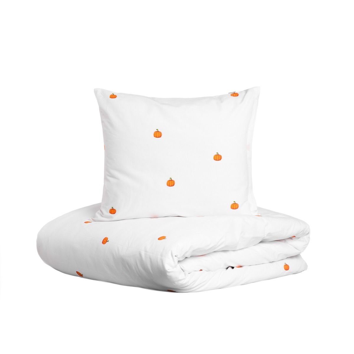 Pościel PUMP bawełniana w dynie 160x200cm  2*50x60cm