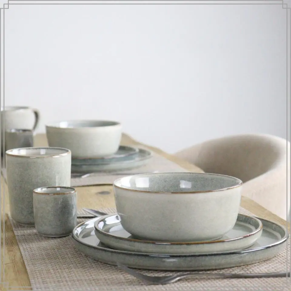 OTIX Serviesset Bordenset 6 Persoons 18-delig Ontbijtborden