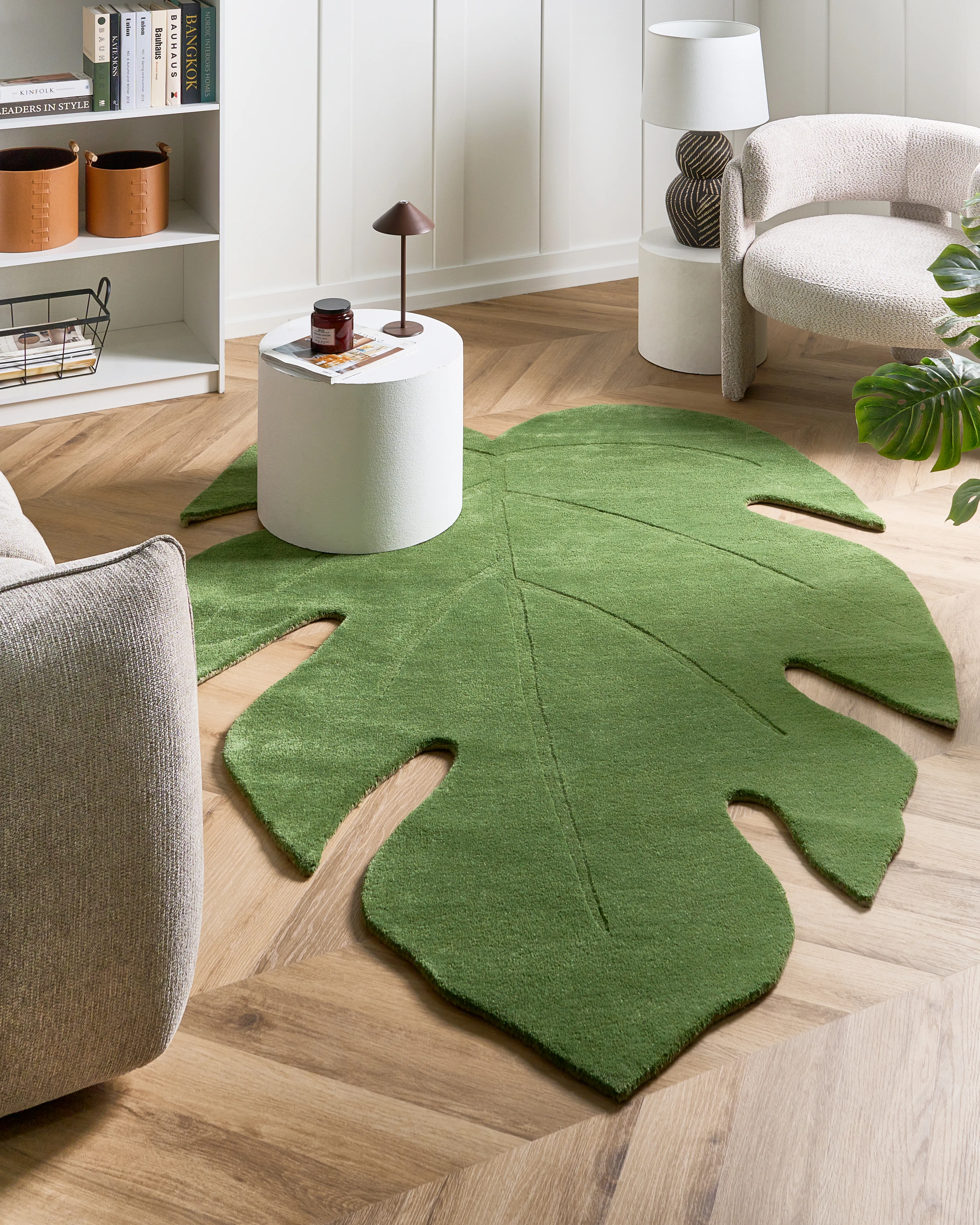 Rug NAINITAL Green 160 x 230 cm Wool