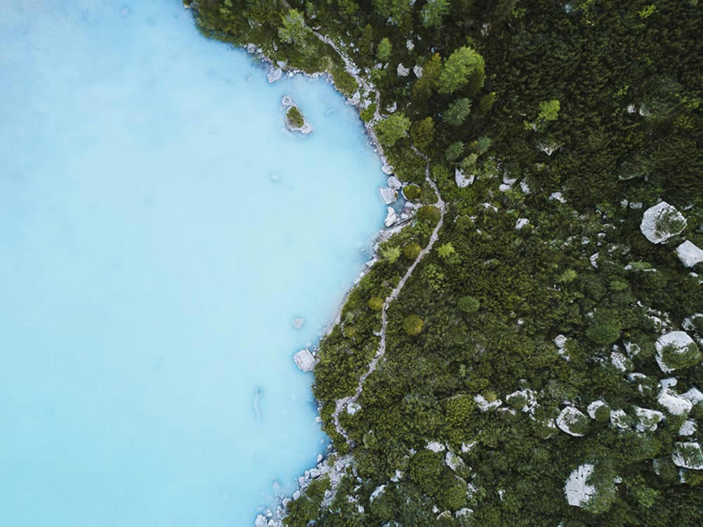 RÊVE BLEU - Photographie d'art d'Hugo Grandcolas 45x60 cm sur alu