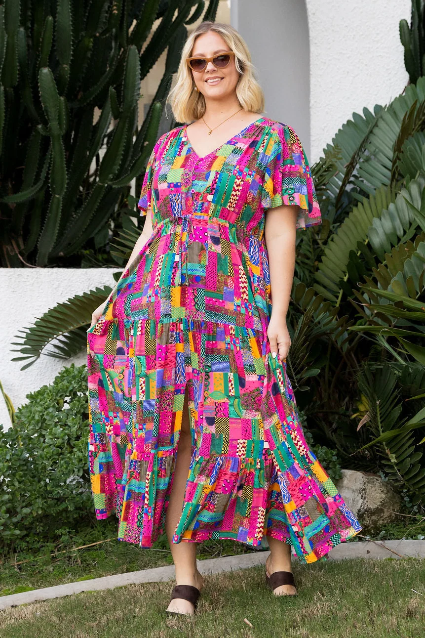 Bonnie Dress in Bold Vibes