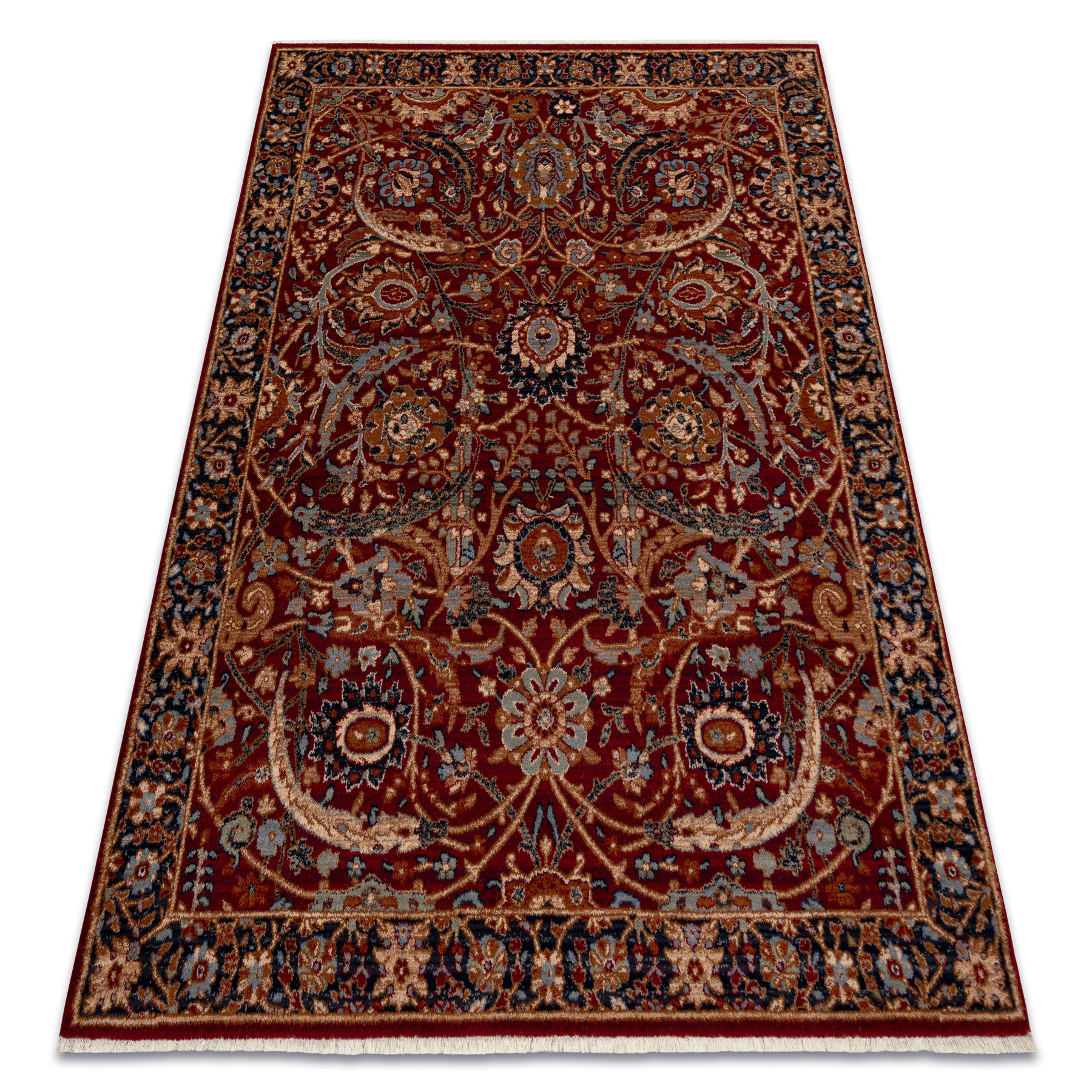 Dywan wełniany KESHAN Frędzle, Ornament orientalny 6650/53578 80x145 cm