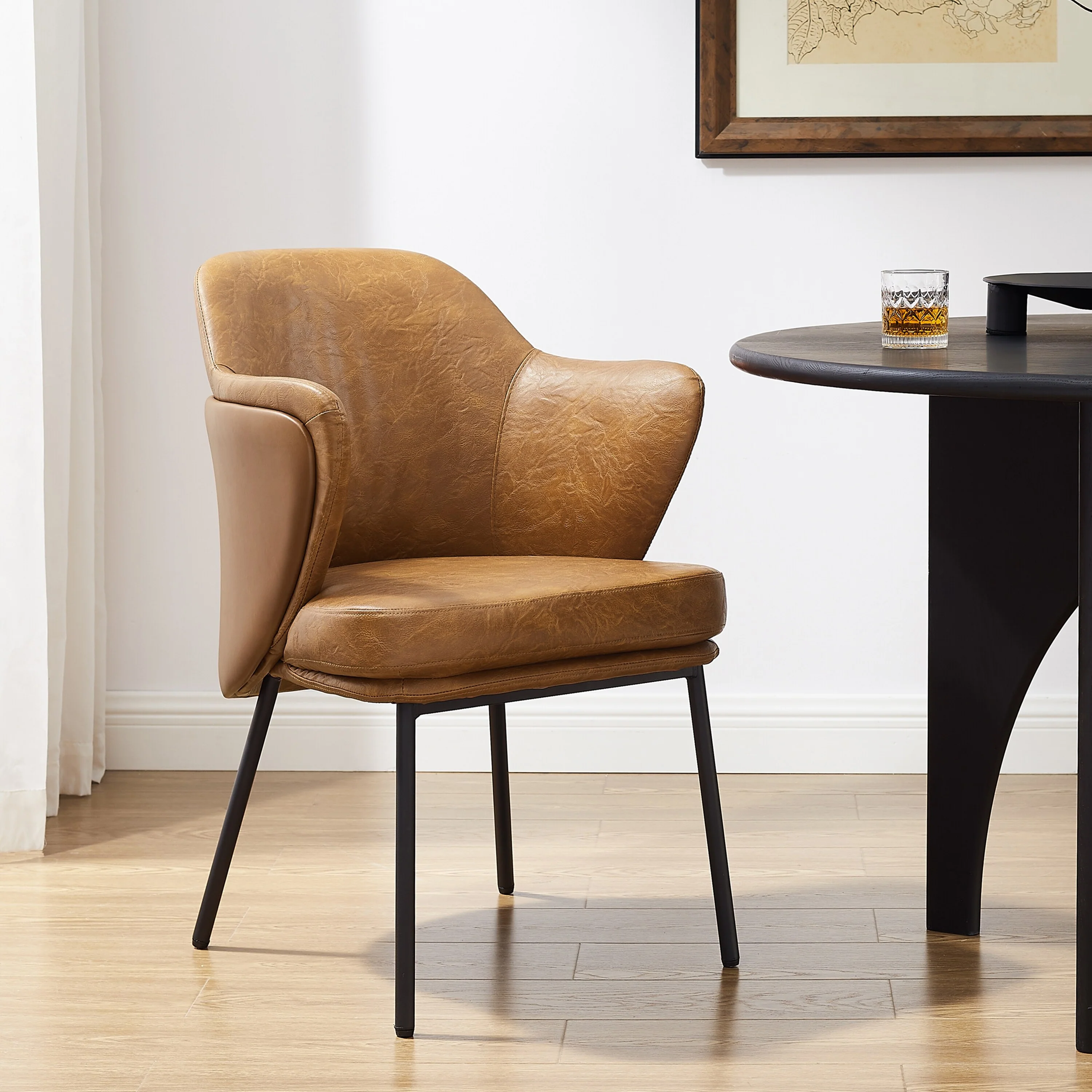 Art Leon Modern Upholstered Dining Chair