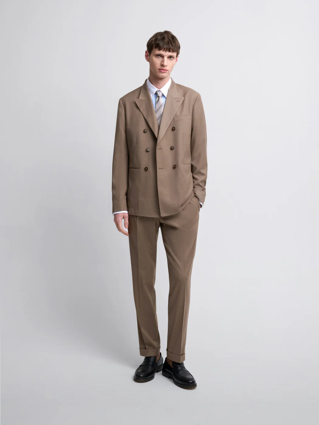 Veste de costume croisée slim