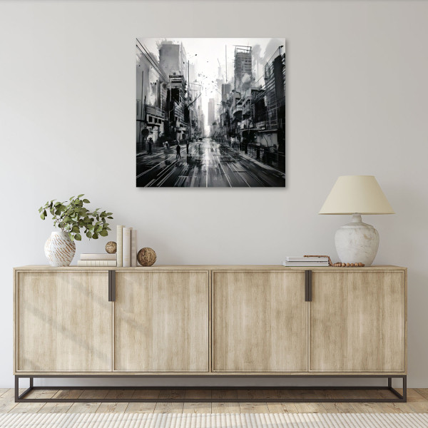 Feeby Obraz do sypialni, Ulica Miasto Architektura 30x30
