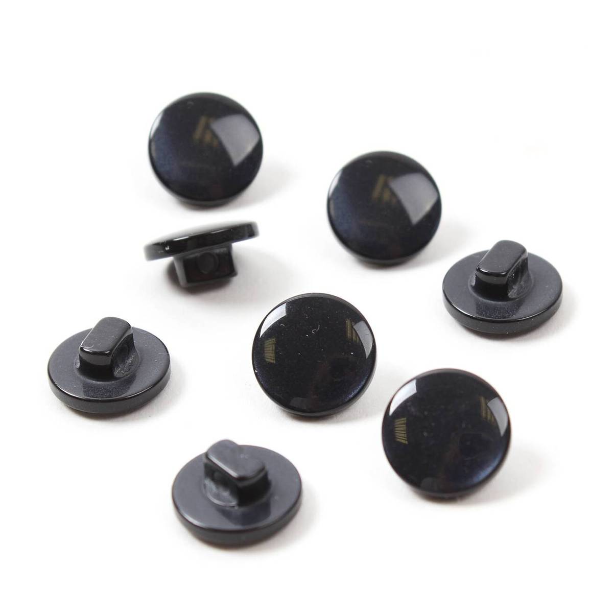 Hemline Royal Blue Basic Knitwear Button 8 Pack