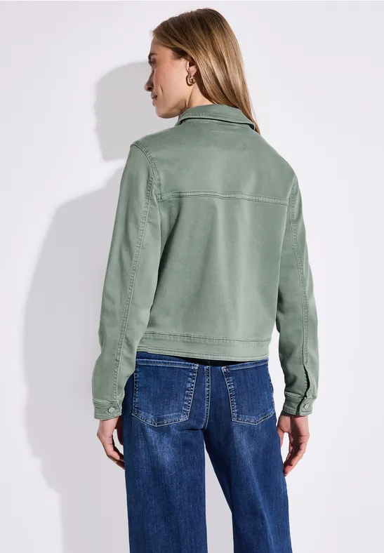 Jeansjacke mit Brusttaschen