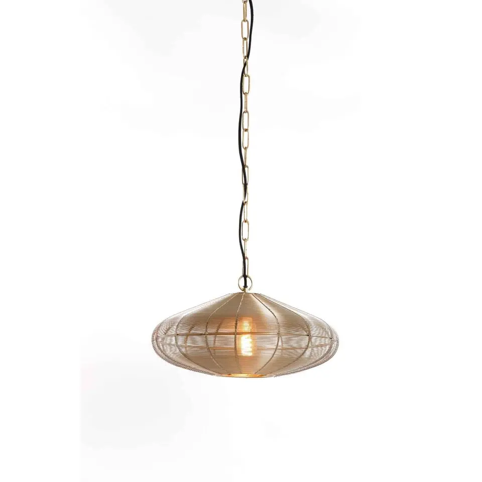 Light & Living - Bahoto hanglamp &Oslash;40x18 cm - licht goud