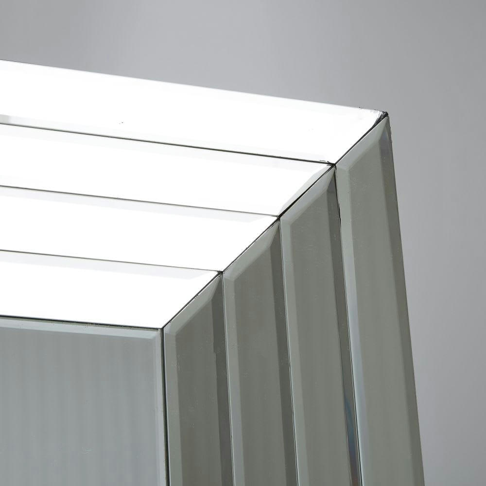 FIRENZE - Grand miroir rectangulaire biseauté argenté 200x120