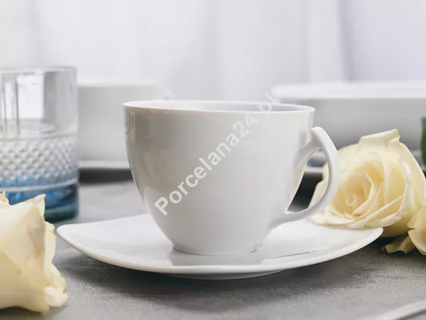 Serwis obiadowo - kawowy na 6 osób (30 el) Chodzież - Akcent C000 BIAŁY (TG18)