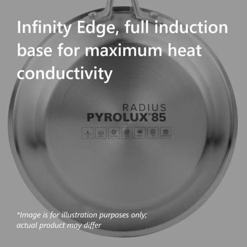 Pyrolux Radius 85 Saute Pan With Helper Handle 32cm / 4.4L
