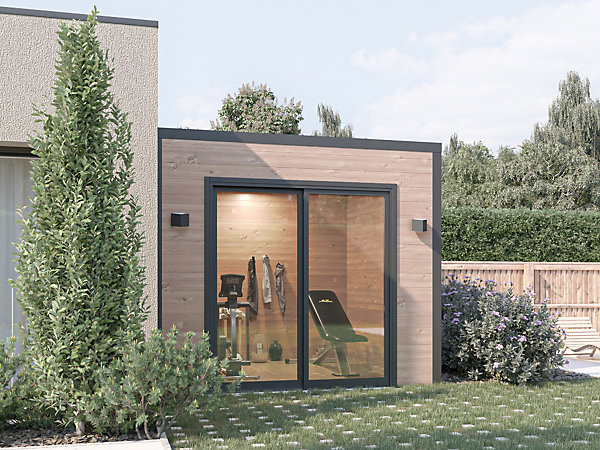 Abri de jardin Design bois douglas ép.55 mm 9m²