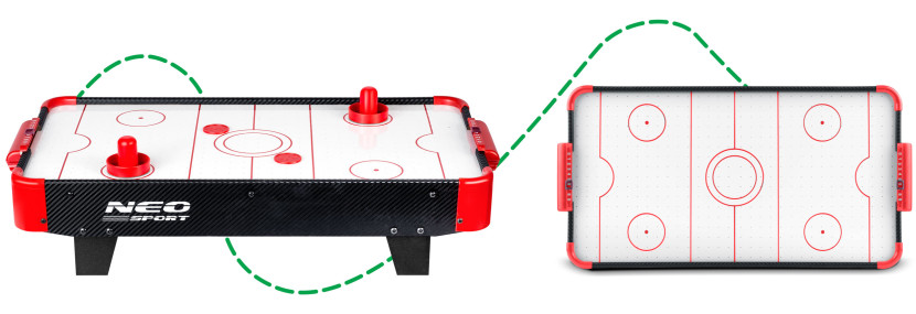 Cymbergaj stół do gry air hockey dla dzieci gra Neo-Sport