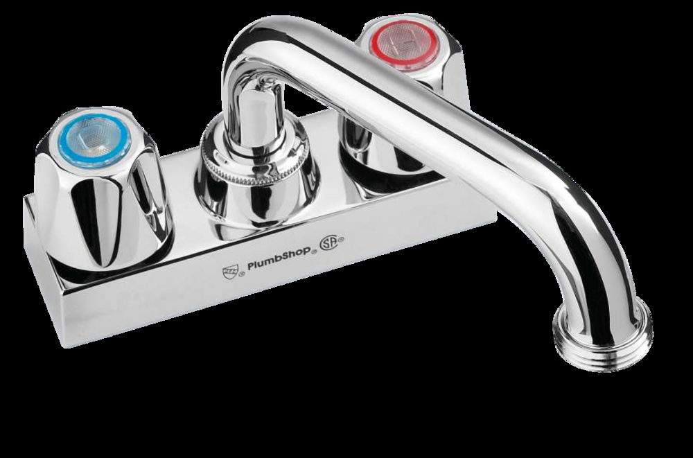 Peerless® Double Handle Wall Mount Laundry Faucet, Chrome