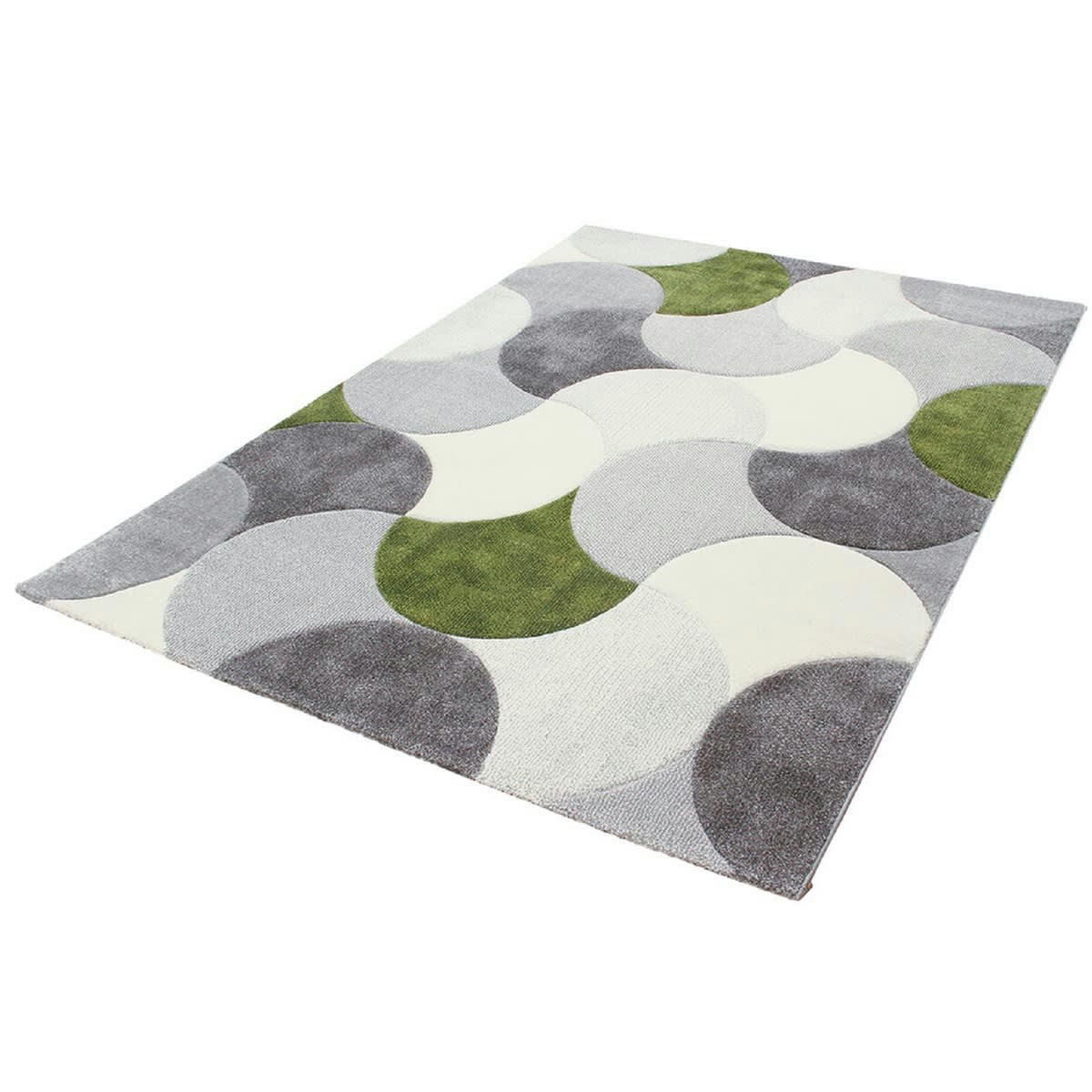 GOJA - Tapis de salon en polypropylène vert 160x230 cm