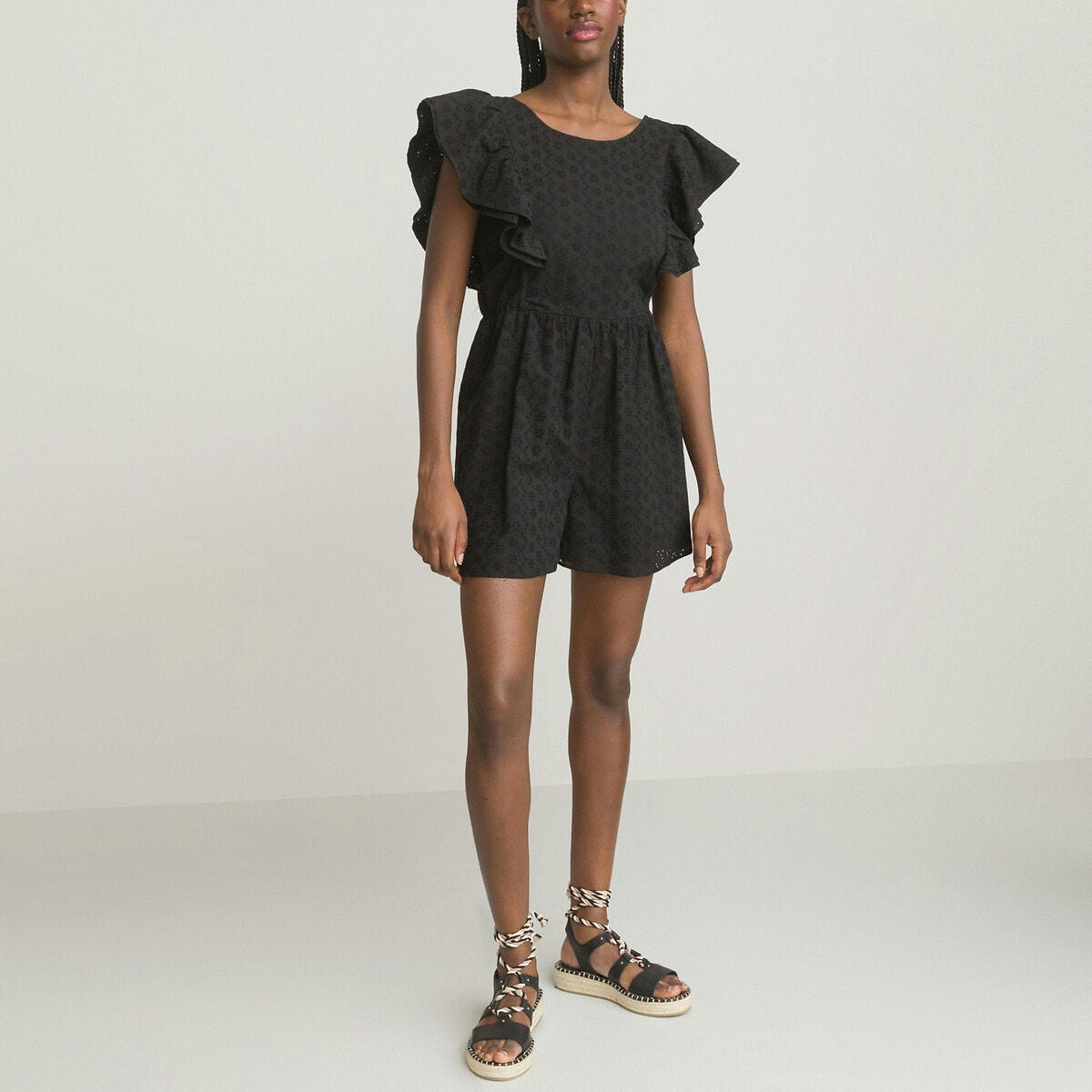 Combinaison en broderie anglaise