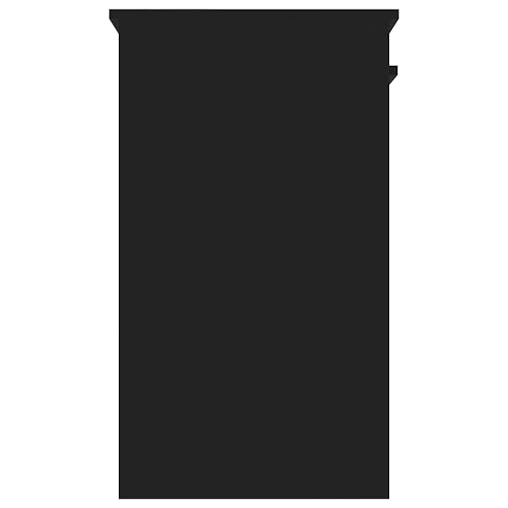 NNEVL Desk Black 90x45x76 cm Chipboard