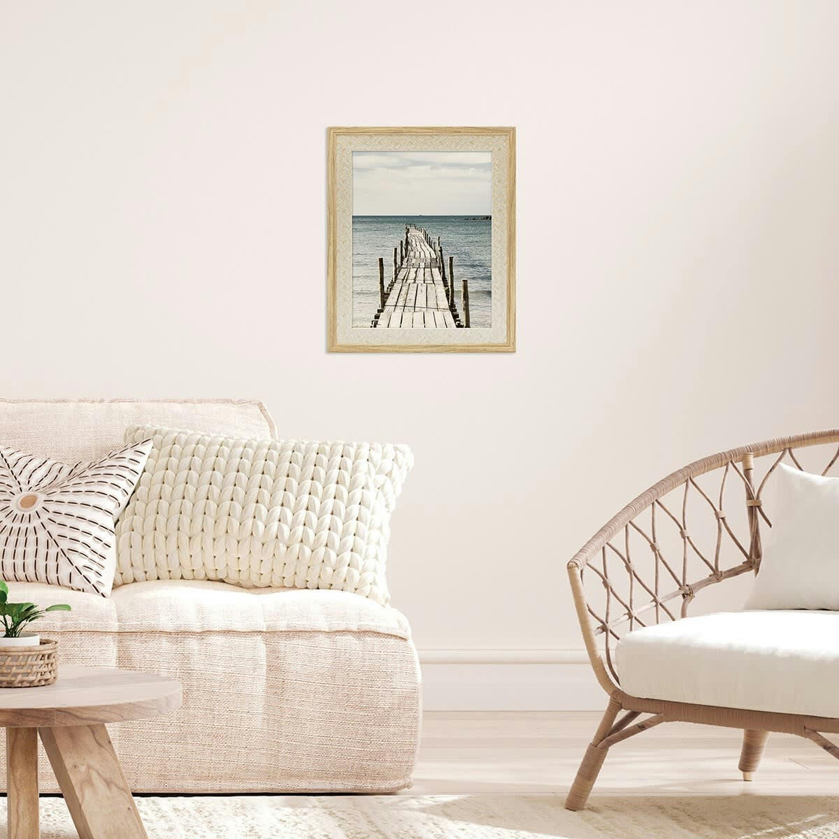 PALMA - Cadre photo bois 24x30 cm résine recyclée