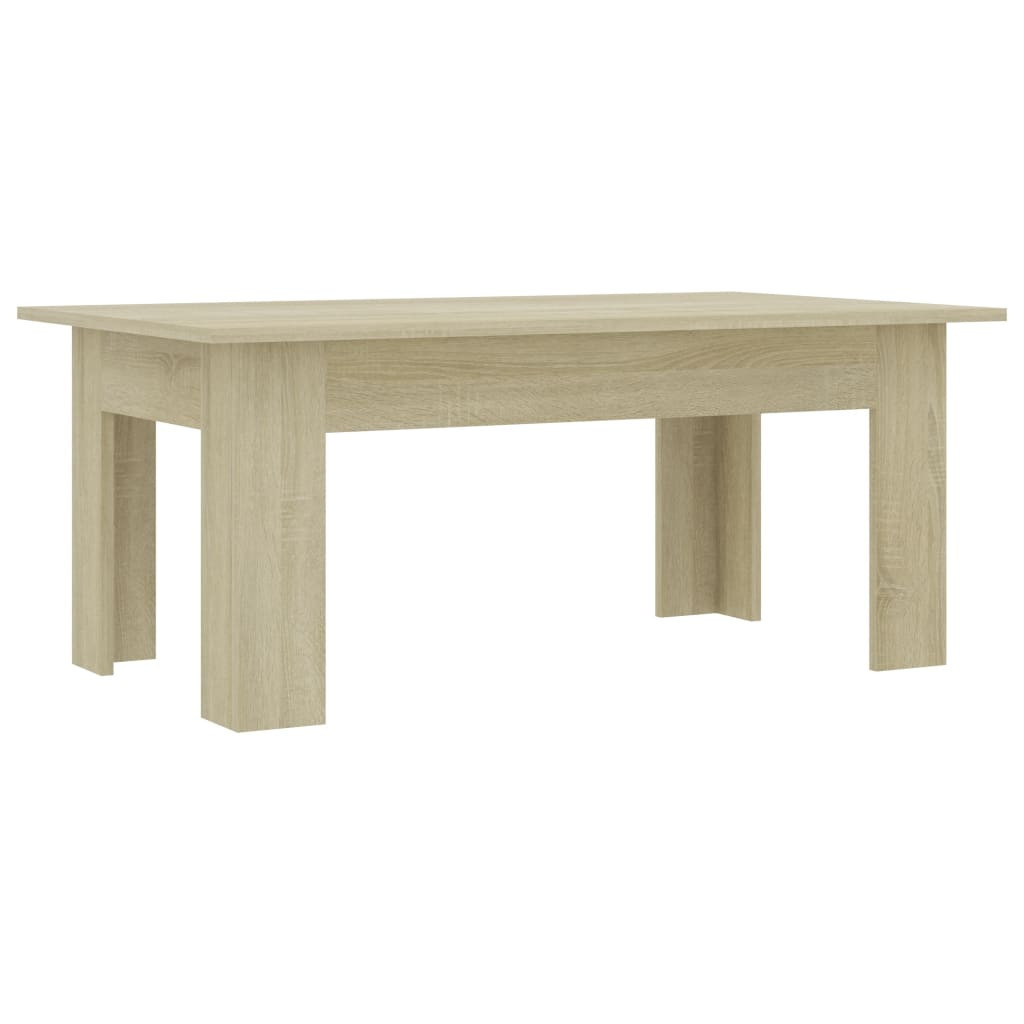 Stolik Kawowy Ława Stół Dąb Sonoma 100x60x42 Do Salonu Do Pokoju
