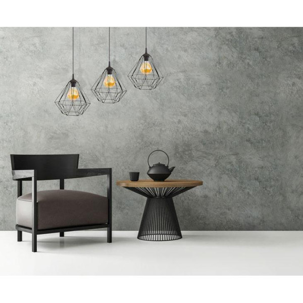 Lampa geometryczna Diamond czarna 25 cm LOFT