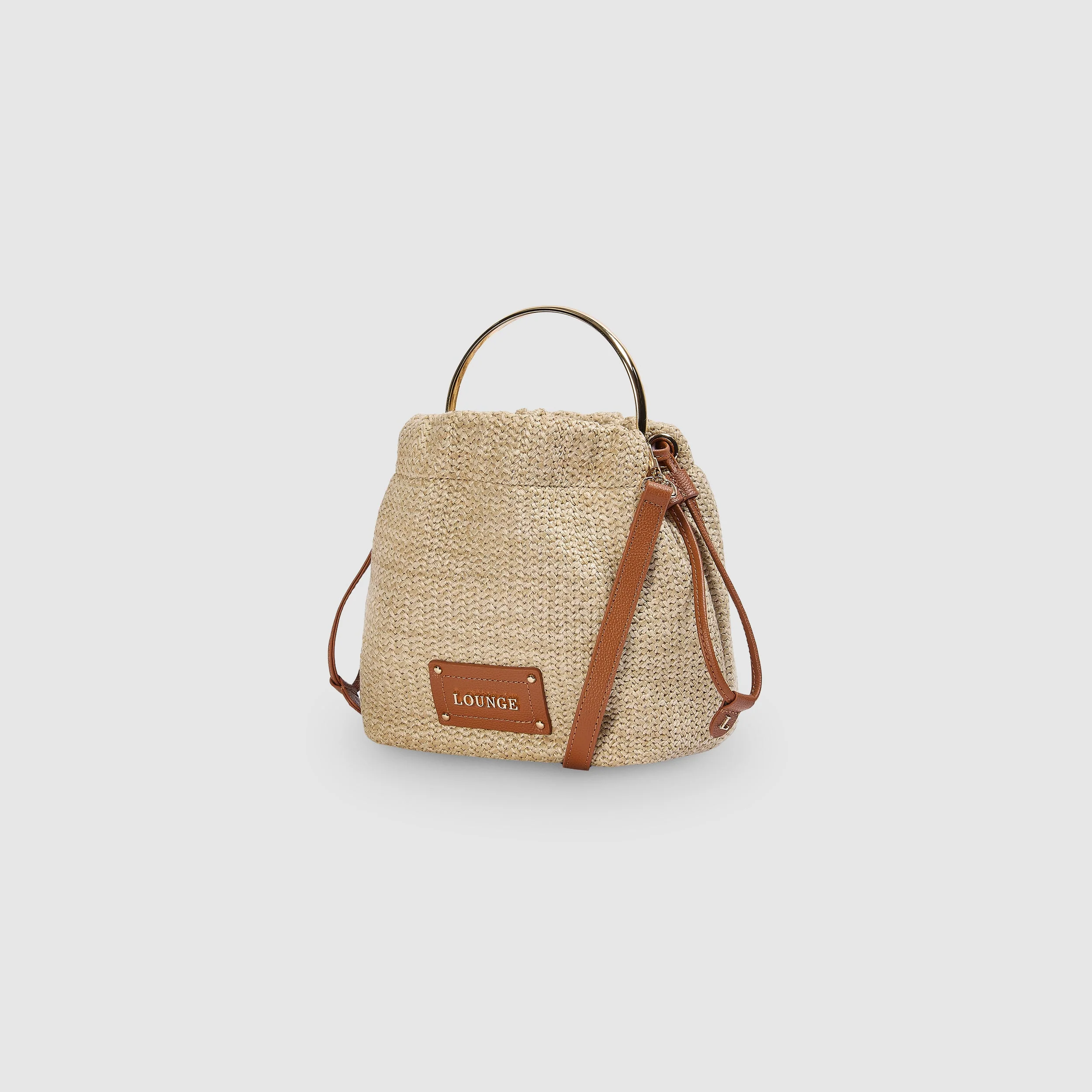 Blythe Bucket Bag - Raffia