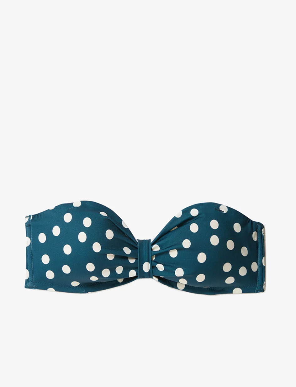 Haut de maillot de bain bandeau sans armatures paddé ARCHIPEL