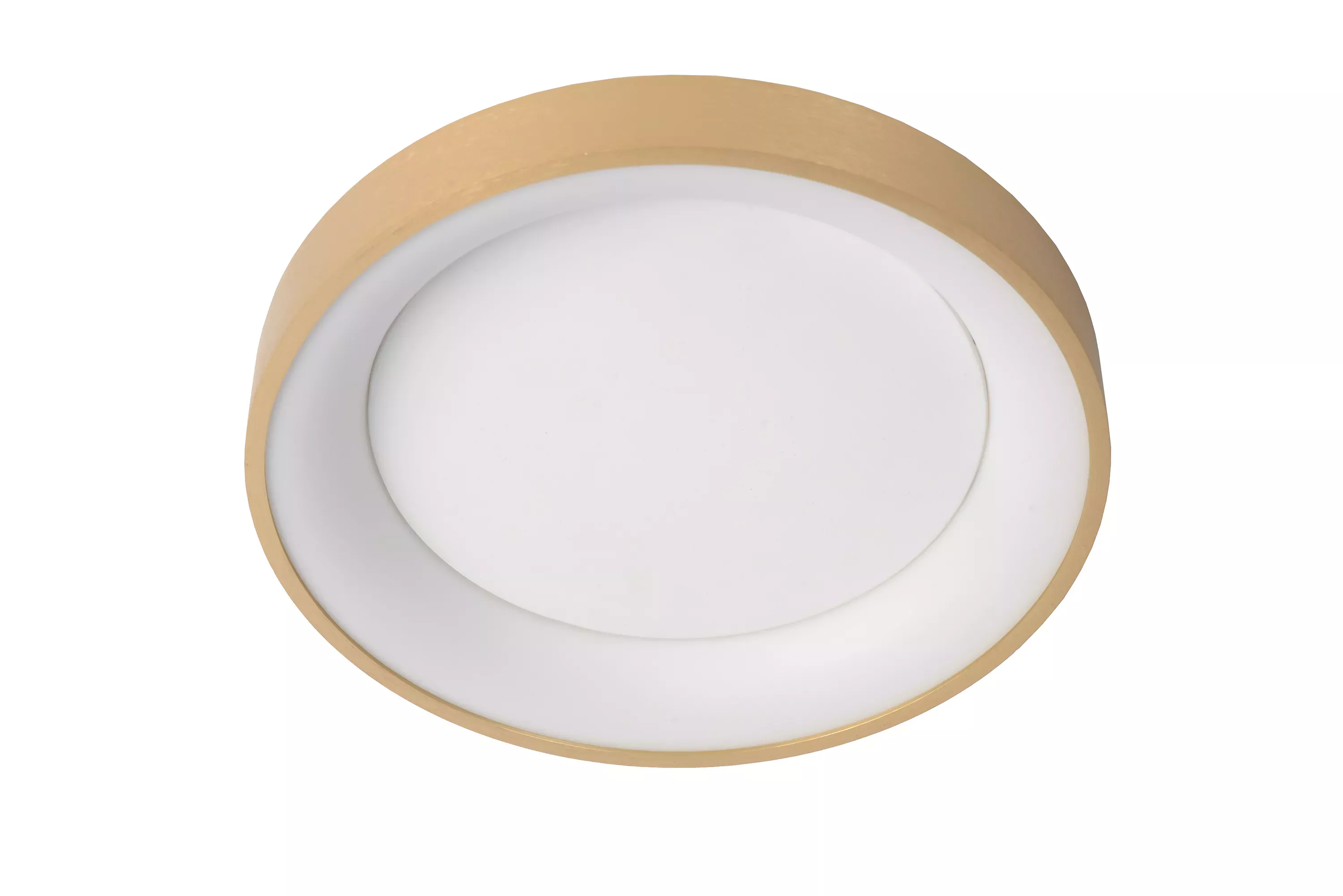 Plafon VIDALokrągły złoto-biały LED 2x20W 28cm 1700lm IP20 Lucide
