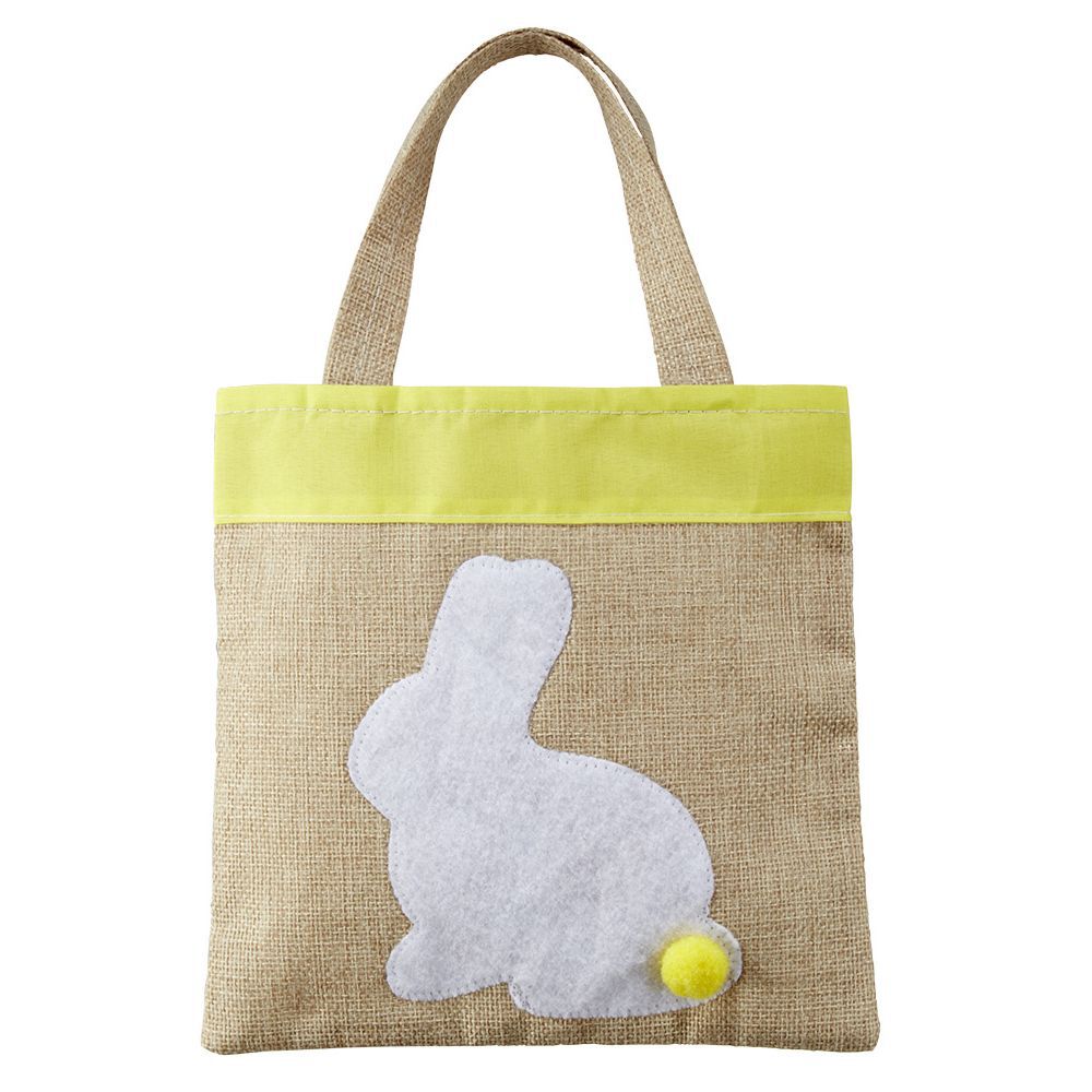 Sac en lin design lapin de Pâques (2 modèles)