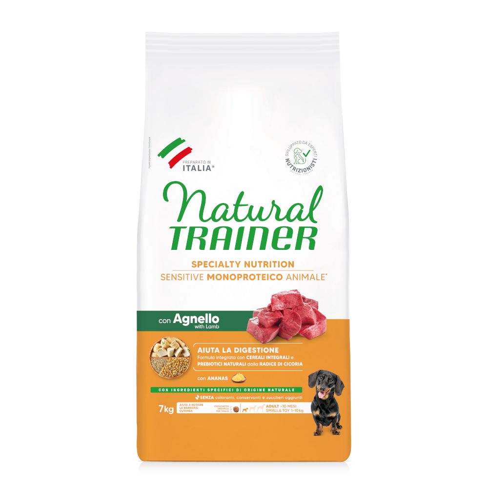 Natural Trainer Sensitive Adult Small & Toy with Lamb