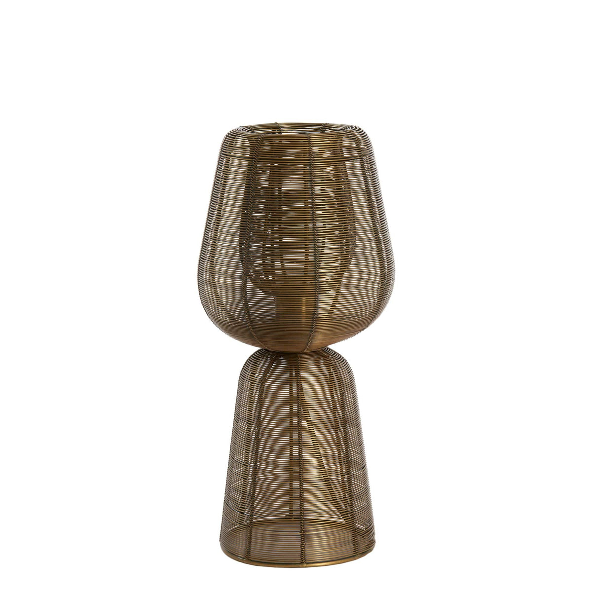 Light & Living tafellamp ABOSO - brons - Ø18cm