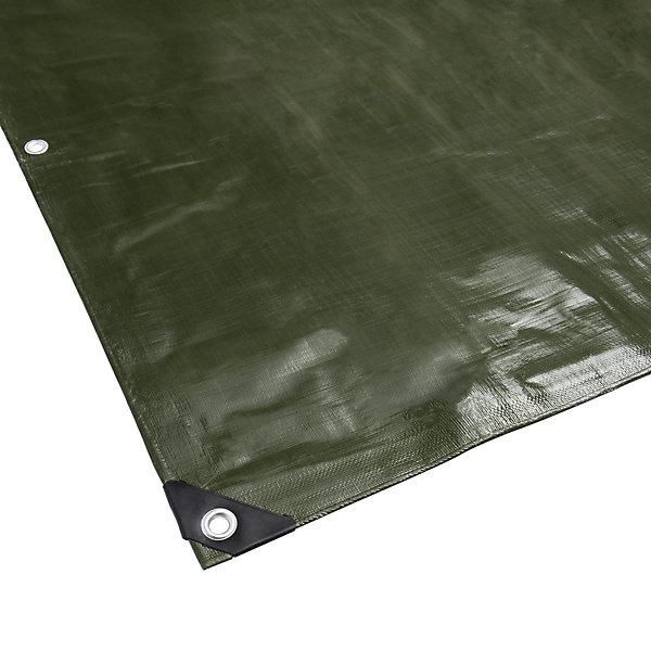 Bâche multifonctions noire et verte 240 g/m2 WERKA PRO