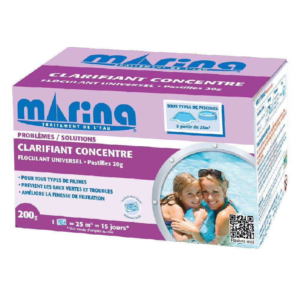 Clarifiant concentré floculant universel Marina