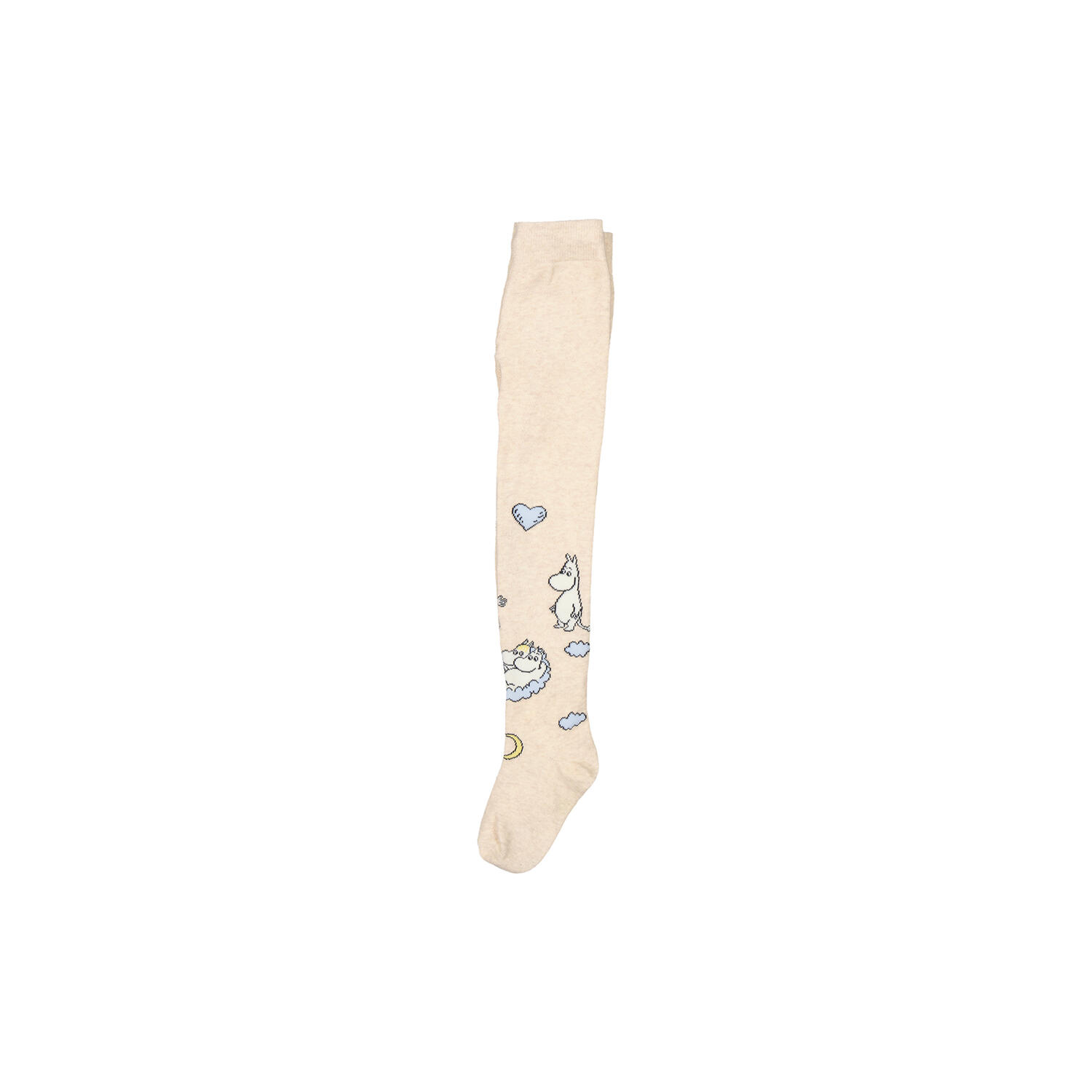 Tights Jacquard, beige mel. moomin
