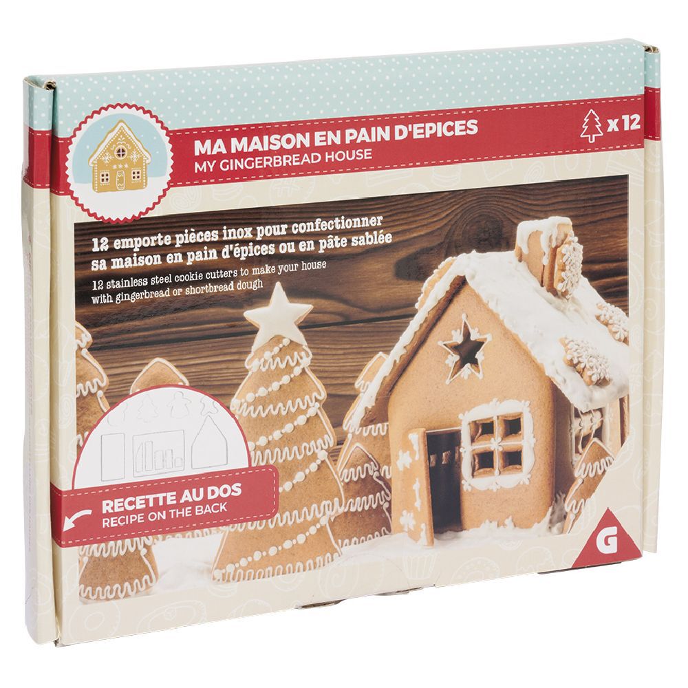 Moule emporte pièce Maison en pain d'épices
