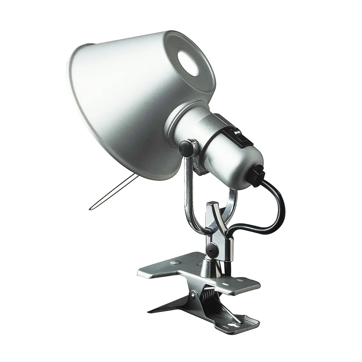 Artemide - Tolomeo, Pinza Klemmleuchte, alusilber