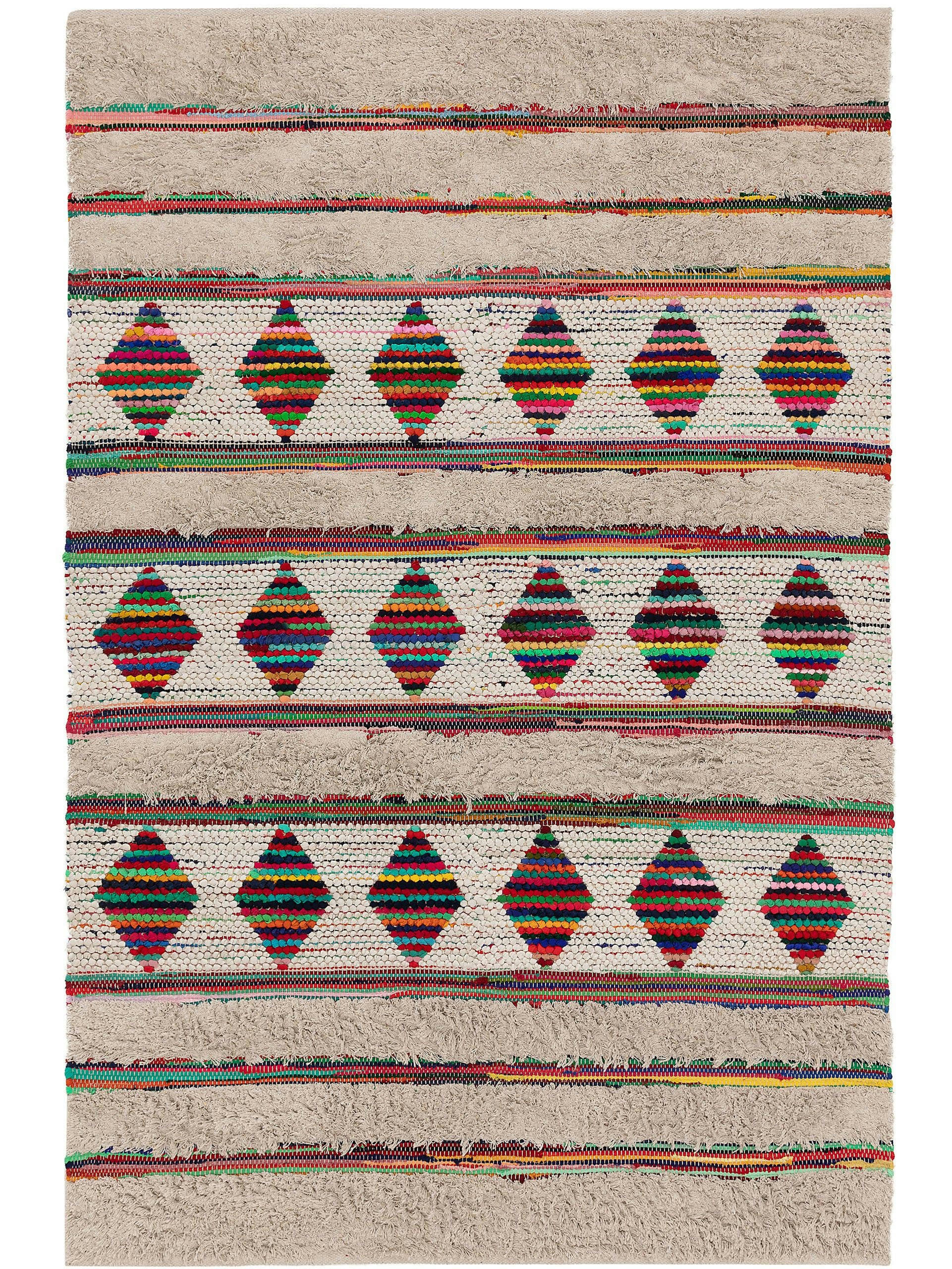 WINNIE - Tapis en coton multicouleur 160x230