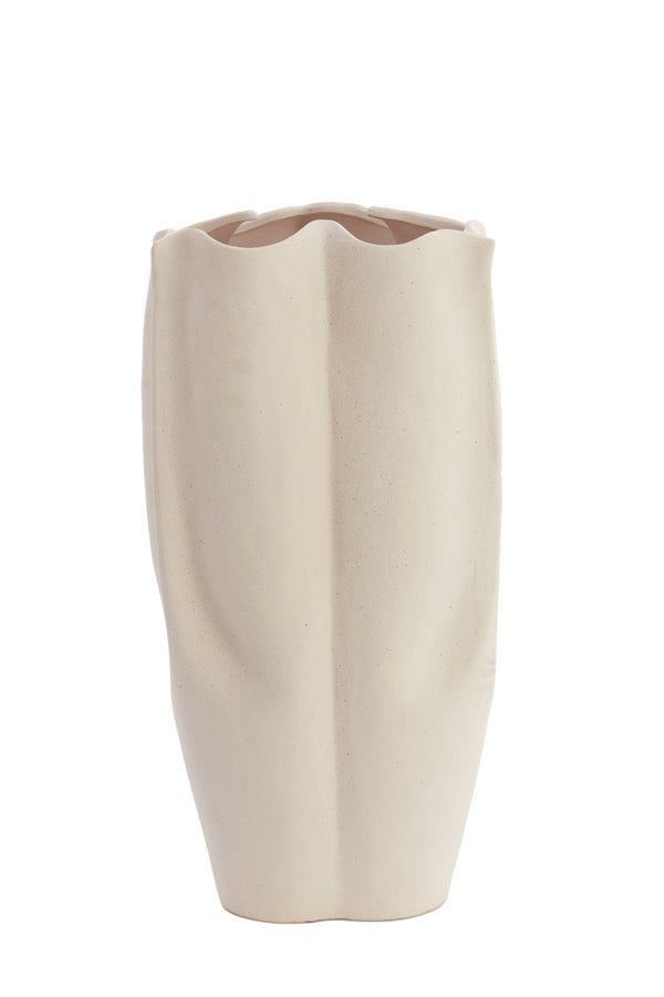 Light & Living vaas SANGULI - 28x27.5x56cm - wit