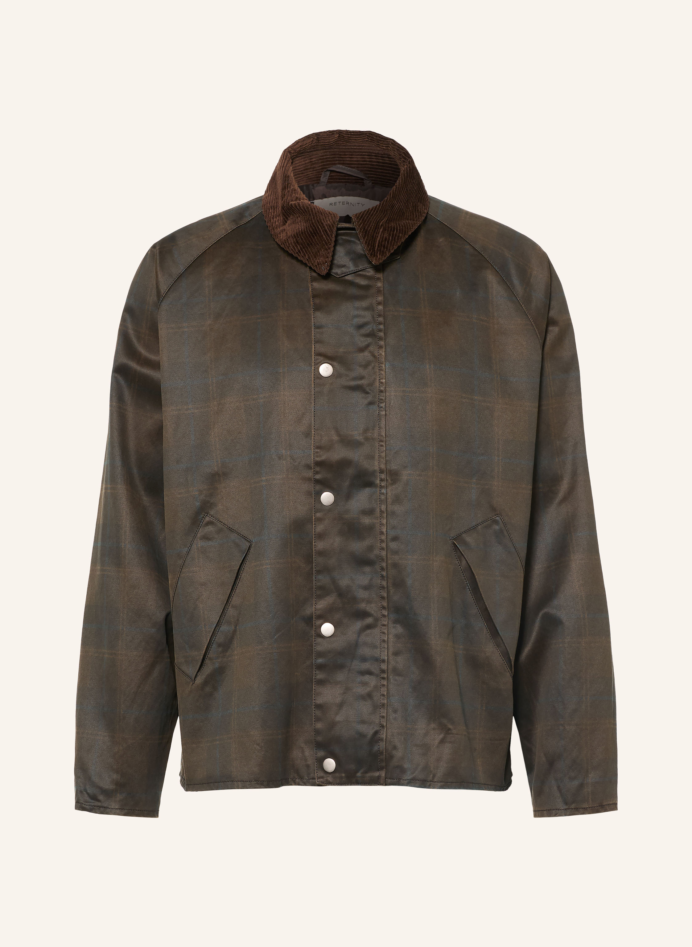 RETERNITY Jacke CHECKERED WAXED