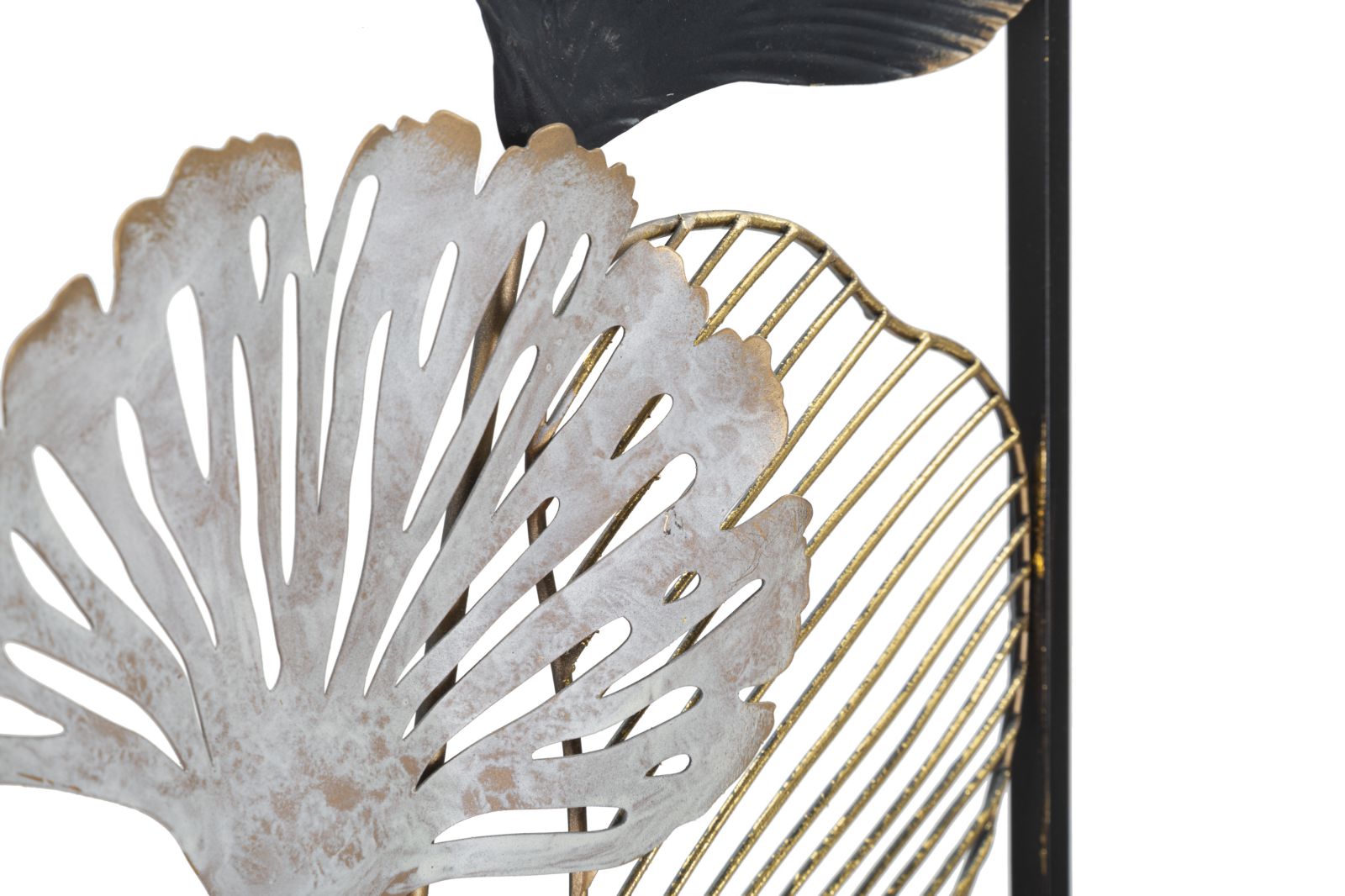 3D decoratief paneel in veelkleurig metaal 31x3,5x90 cm