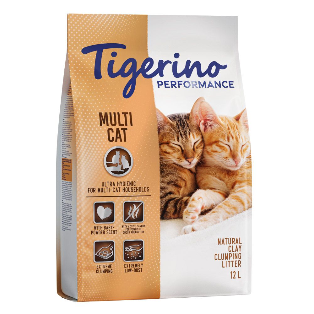 Tigerino Performance Multi-Cat Litter – Baby Powder Scent
