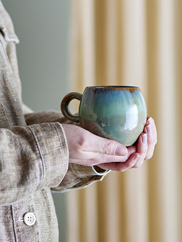 Tasse paula gres vert - bloomingville vert