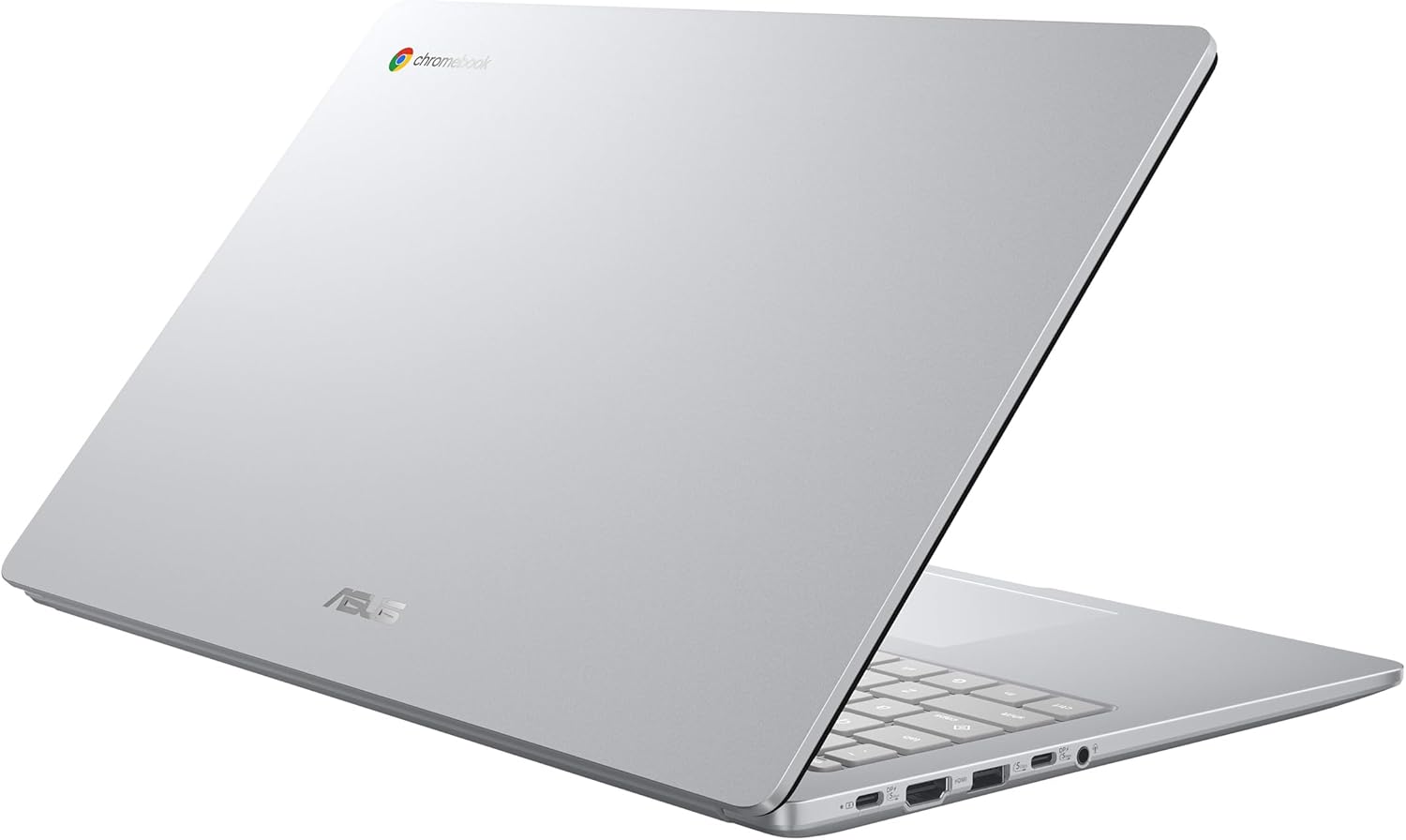 ASUS Chromebook CX15 Laptop, 15.6 FHD Anti-Glare Display, Intel® Processor N50, 128GB Storage, 8GB RAM, ChromeOS, Pure Grey, CX1505CTA-AS88F-PG
