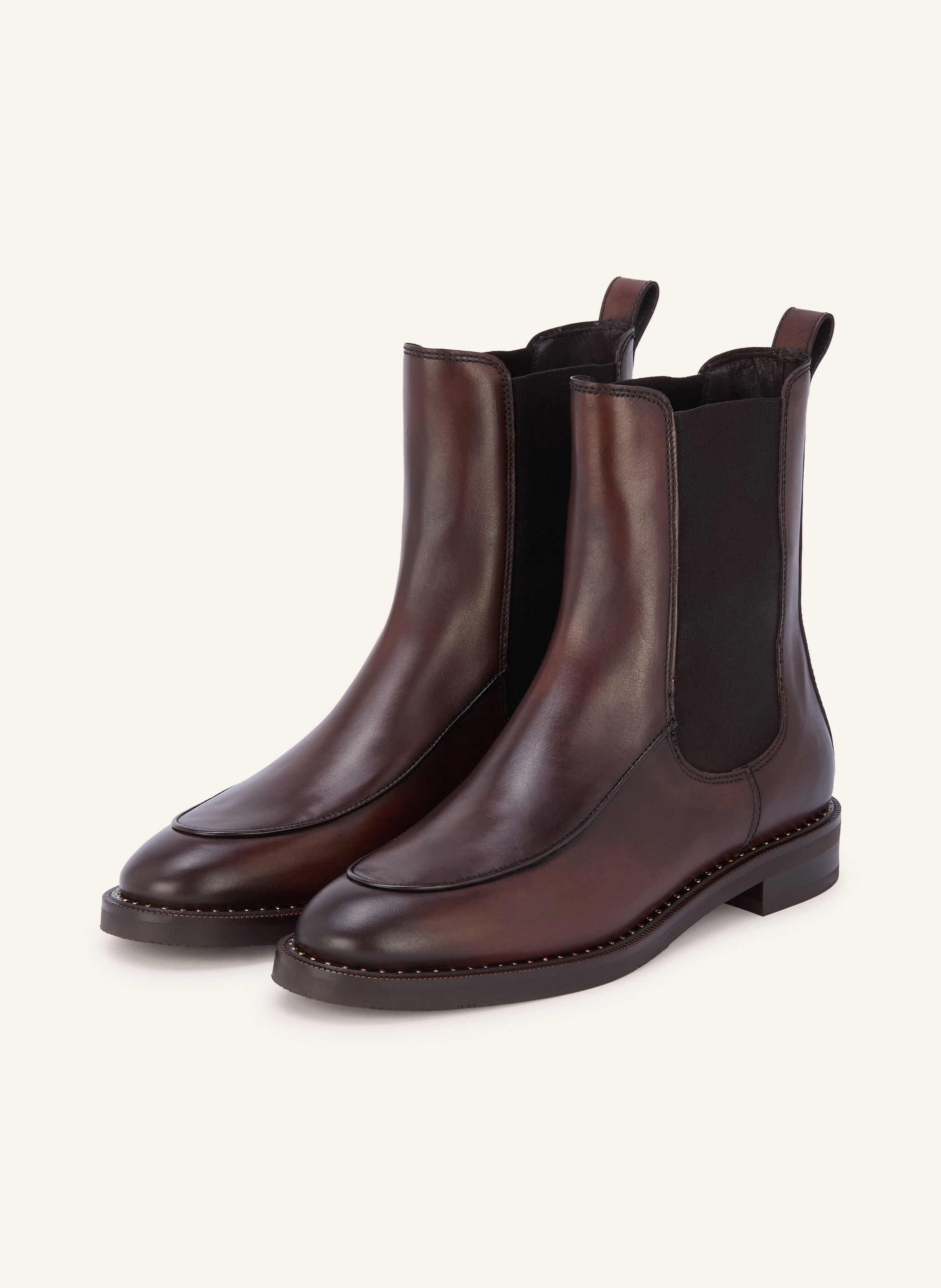 Pertini Chelsea-Boots mit Nieten
