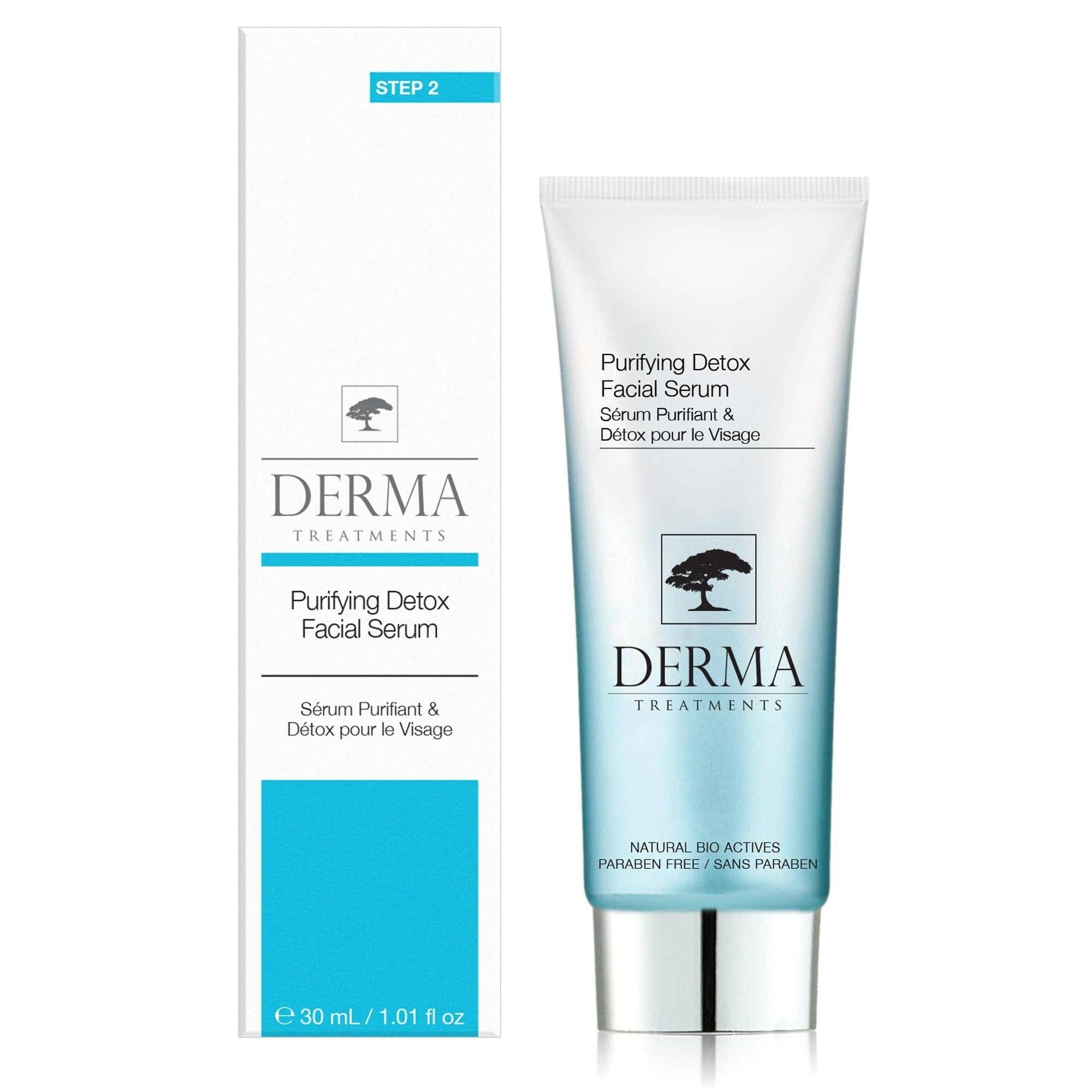 Derma Treatments Purifying Detox Anti-Ageing Facial Serum 30ml x 2 Duo Set
